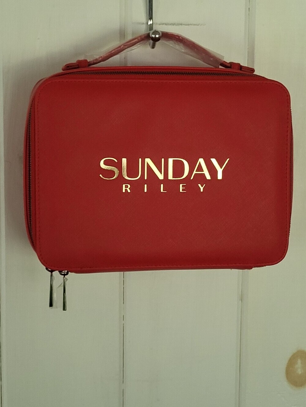 Sunday Riley Top Handle 3/4 Zip Cosmetic Case